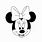 Minnie Mouse Outline SVG Free