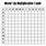 Mixed Times Table Grid