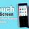 Mobile Screen Button Touch