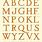 Modern Roman Letters