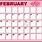 Monthly Calendar Love