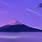 Mount Fuji Purple Live Wallpaper