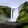 Mountain Waterfall Iceland
