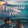 My Promise to You