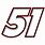 NASCAR Font 51