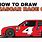 NASCAR Race Car Drawing