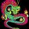 Neon Dragon Trippy Wallpaper