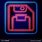 Neon Floppy Disk