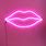 Neon Lips. Sign