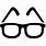 Nerd Glasses SVG