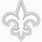 New Orleans Saints Logo Stencil