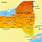 New York On Map of America