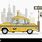 New York Taxi Cartoon