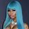 Nicki Minaj Blue Hair