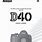 Nikon D40 Manual PDF