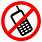 No Cell Phone SVG