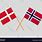 Norway and Denmark Flag