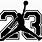 Number 23 Logo