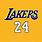 Number 24 Lakers