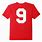 Number 9 Football Jersey