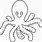 Octopus Clip Art Free Black and White