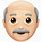 Old Man. Emoji Apple