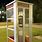 Old Vintage Telephone Booth