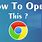 Open Up Chrome Browser