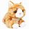 Orange Cat Stuffed Animal