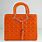 Orange Designer Bag
