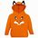 Orange Fox Hoodie