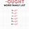 Ought Word Family
