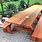 Outdoor Wooden Picnic Tables