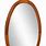 Oval Wooden Frame Mirrors