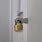 Padlock On Door