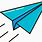 Paper Plane Flying Cartoon