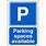 Parking Space Sign