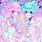 Pastel Galaxy Kawaii Girl Anime