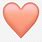 Peach Heart Emoji