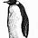 Penguin Line Art