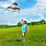 Person Flying Kite