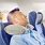 Person Sleeping On Plane