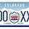 Personalized License Plates Colorado
