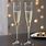 Personalized Wedding Champagne Flutes Gold