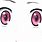 Pink Anime Eye Decals