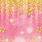 Pink Background with Gold Stars