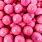 Pink Bubble Gum Balls