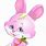 Pink Bunny Rabbit Clip Art