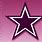 Pink Dallas Cowboys Star