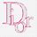 Pink Dior Logo Wallpaper